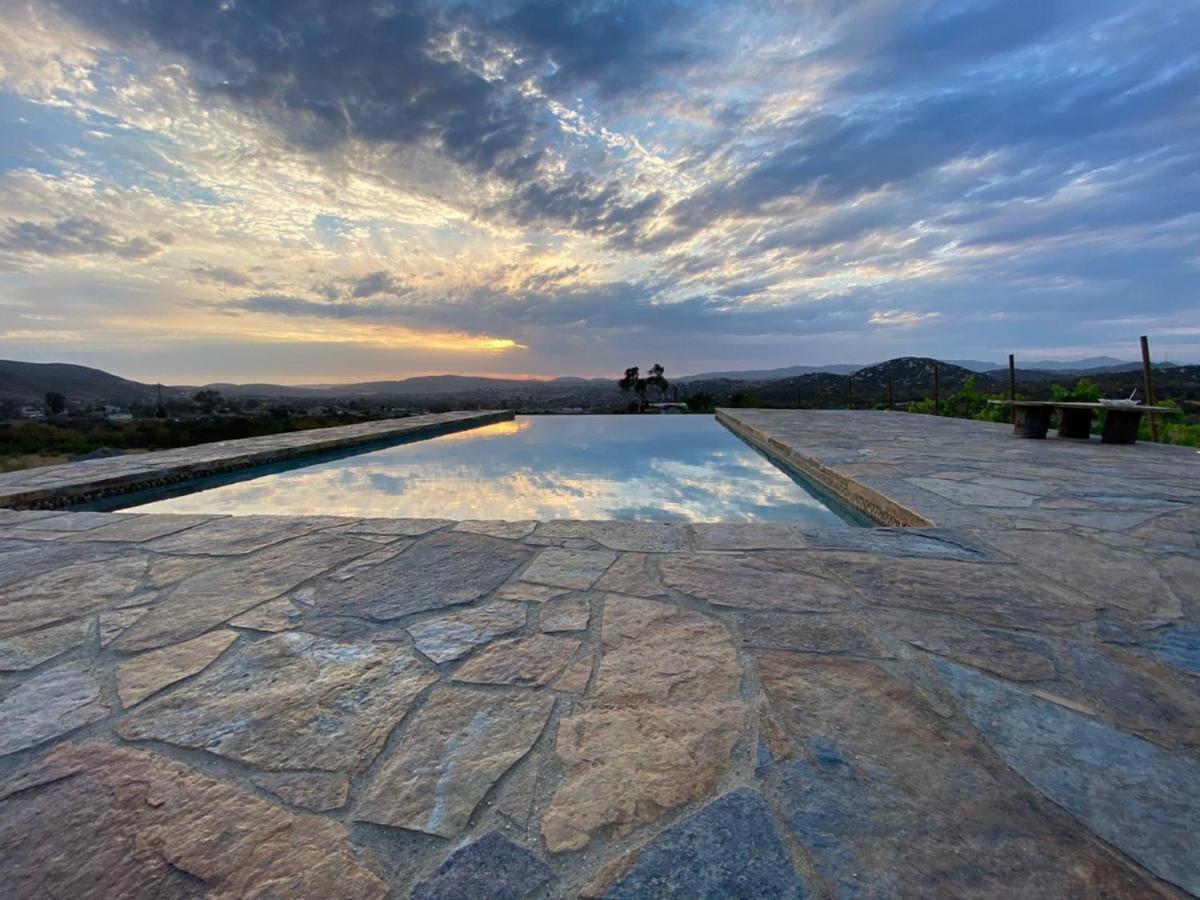 Chalet Nativo - Fabulous Terrace & Vineyard Valle de Guadalupe Exterior foto